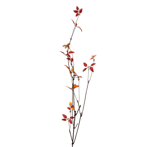 Floare artificiala rosie 18x5x116 cm