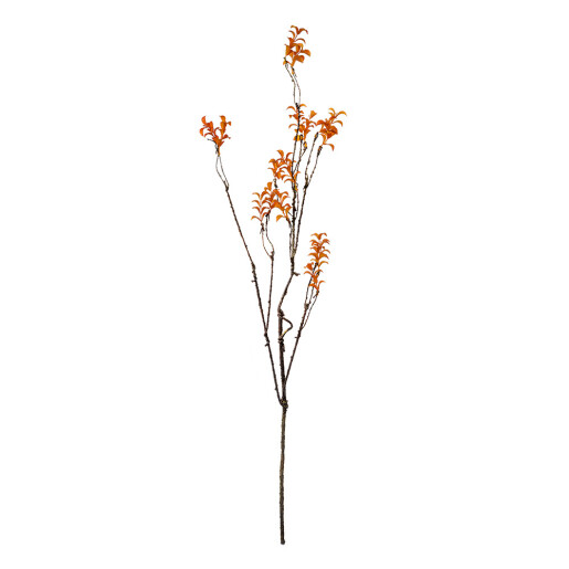 Floare artificiala portocalie maro 18x5x110 cm