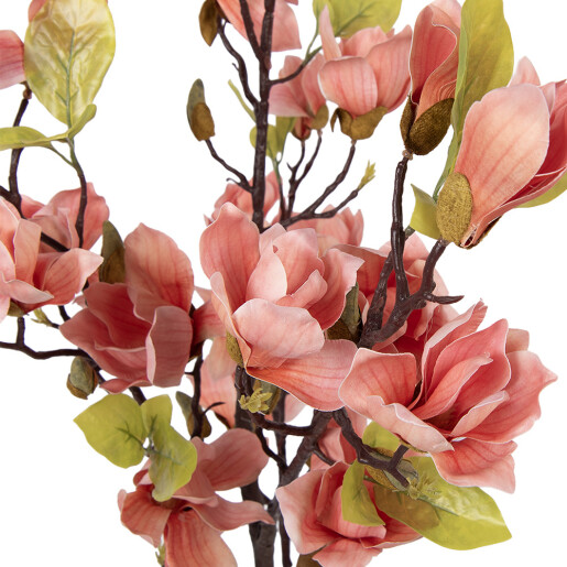 Magnolie roz artificiala in ghiveci 20x15x120 cm