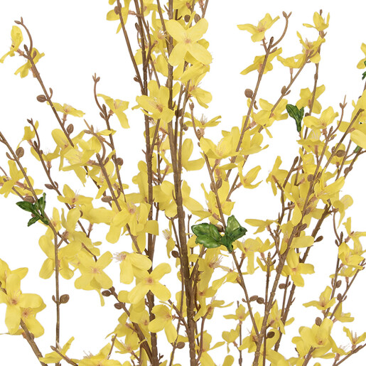 Floare artificiala galbena in ghiveci 20x20x125 cm