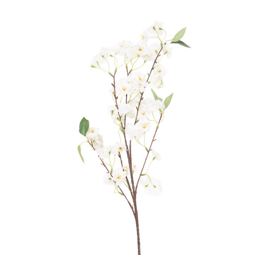 Floare artificiala alba verde 10x12x90 cm
