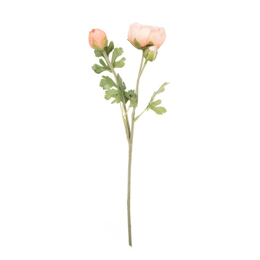 Ranunculus artificial portocaliu verde  6x10x52 cm
