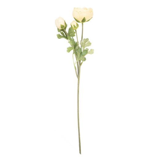 Ranunculus artificial galben verde  6x10x52 cm
