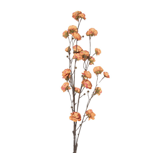Floare artificiala portocalie maro 15x15x115 cm