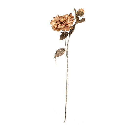 Floare artificiala bej maro 14x17x73 cm
