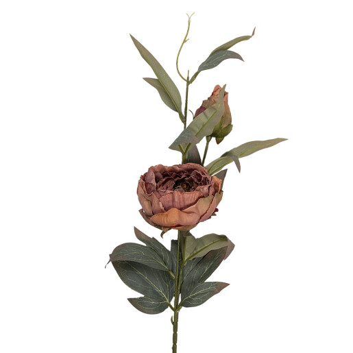 Floare artificiala roz verde 14x14x83 cm