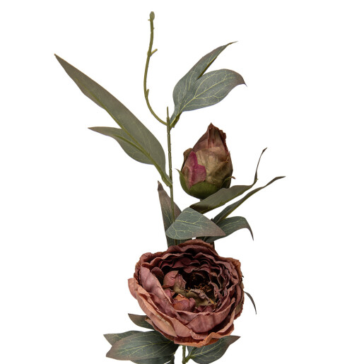 Floare artificiala roz verde 14x14x83 cm