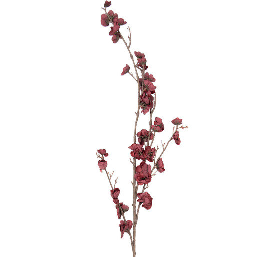Floare artificiala rosie maro 8x15x120 cm