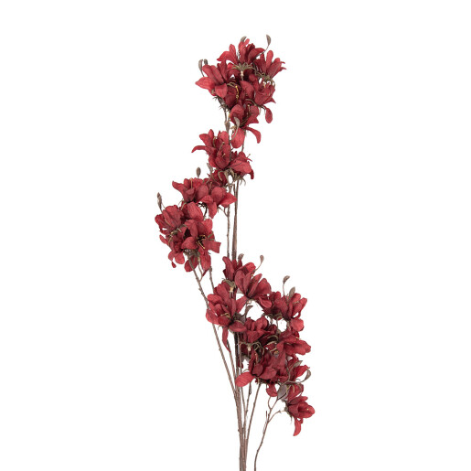 Floare artificiala rosie maro 14x16x120 cm