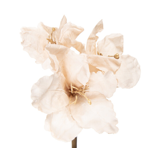 Floare artificiala bej maro 16x16x65 cm