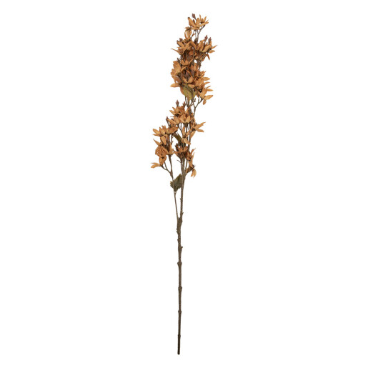 Floare artificiala galbena maro 10x10x95 cm