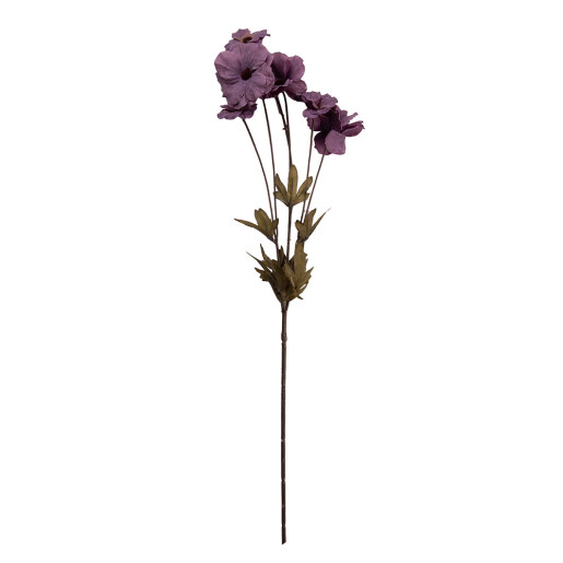 Floare artificiala violet verde 6x8x80 cm