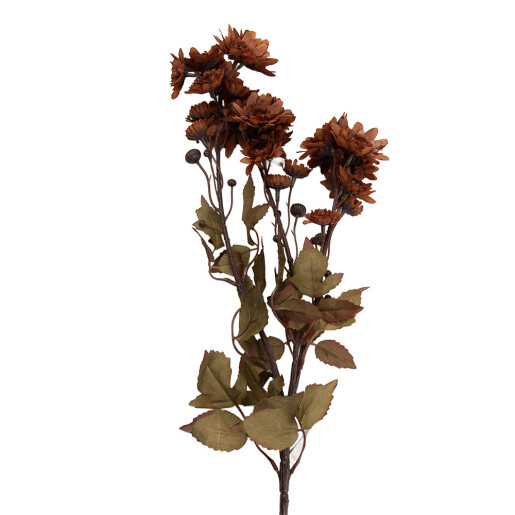 Floare artificiala portocalie maro 6x10x80 cm