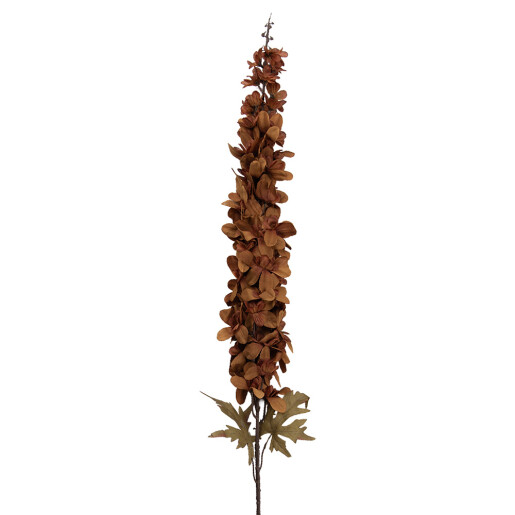 Floare artificiala portocalie maro 8x8x124 cm
