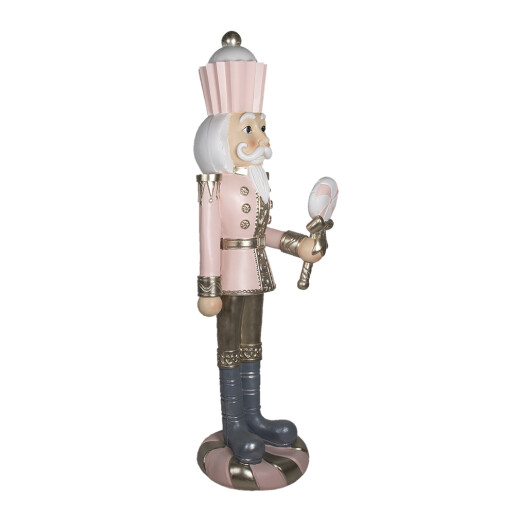 Figurina Spargatorul de Nuci ceramica roz 56x48x178 cm