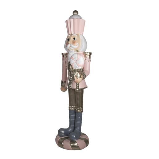 Figurina Spargatorul de Nuci ceramica roz 56x48x178 cm