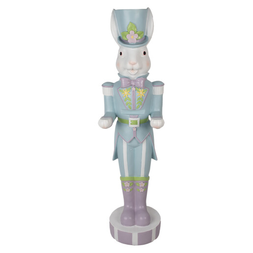 Figurina Iepuras Paste polirasina multicolora 44x41x123 cm
