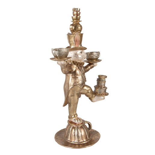 Figurina Iepuras Paste polirasina multicolora 35x22x58 cm