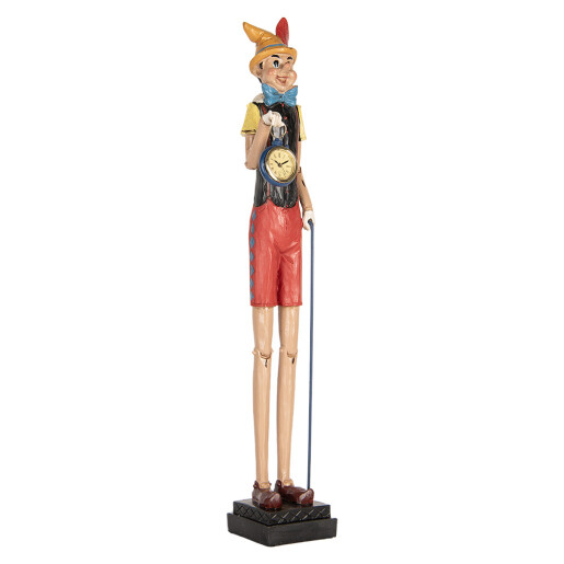 Figurina Pinochio polirasina multicolora 12x11x68 cm