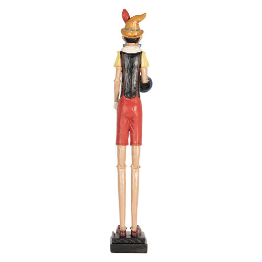 Figurina Pinochio polirasina multicolora 12x11x68 cm