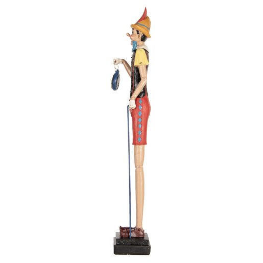 Figurina Pinochio polirasina multicolora 12x11x68 cm