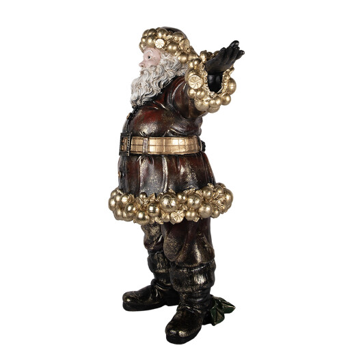Figurina Mos Craciun polirasina multicolora 58x33x76 cm