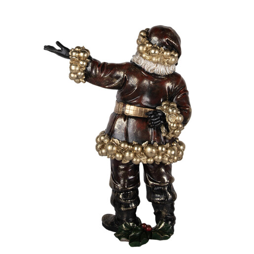 Figurina Mos Craciun polirasina multicolora 58x33x76 cm