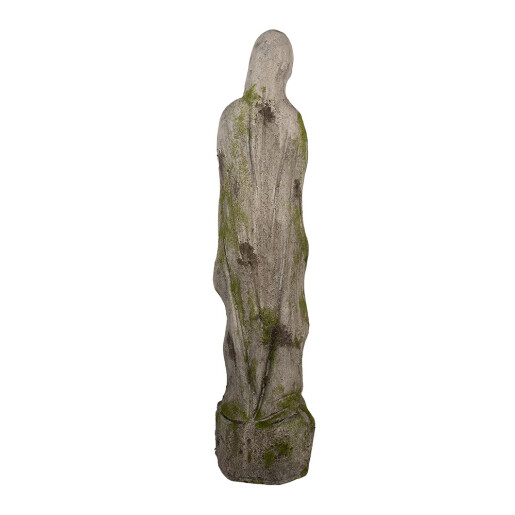 Figurina Fecioara Maria polirasina bej verde 15x15x67 cm