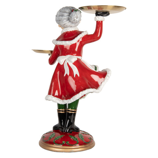 Figurina Craciunita polirasina multicolora 47x32x62 cm