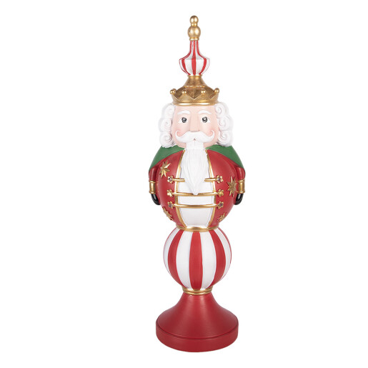 Figurina Spargatorul de Nuci polirasina multicolora cu leduri 17x16x57 cm