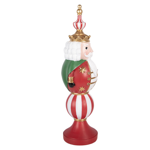 Figurina Spargatorul de Nuci polirasina multicolora cu leduri 17x16x57 cm