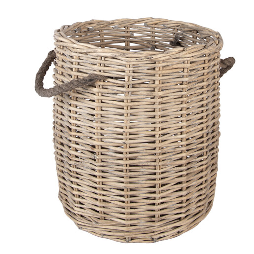 Set 3 cosuri ratan bej (3) Ø 60x54 cm / Ø 50x50 cm / Ø 40x44 cm