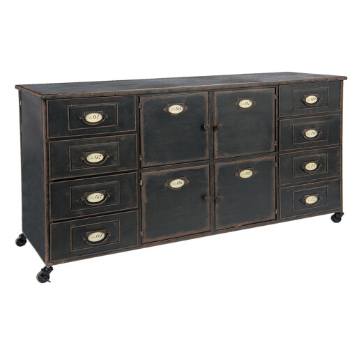 Comoda fier maro 152x44x86 cm