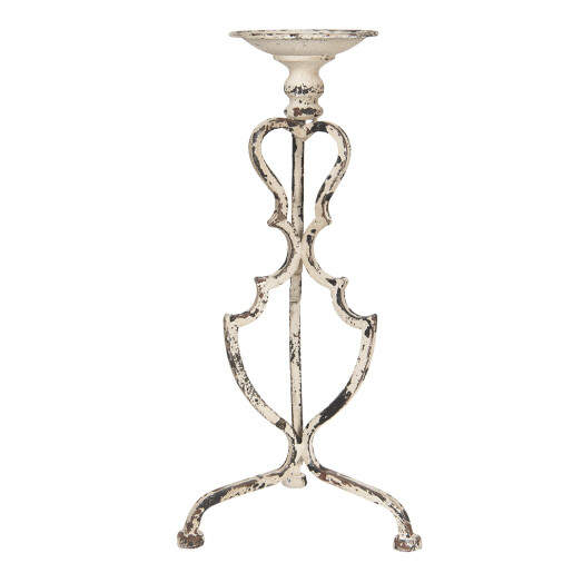 Sfesnic fier bej antichizat 25x21x51 cm