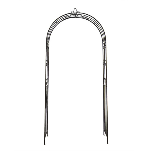 Arcada gradina fier maro 136x40x277 cm