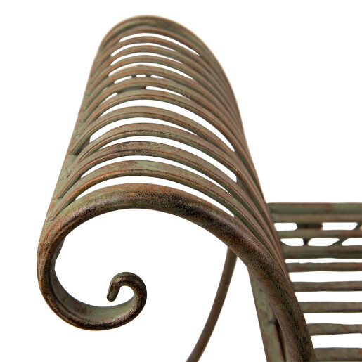 Banca fier maro verde 142x41x66 cm