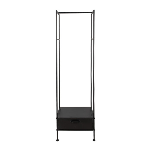 Suport haine fier negru 48x30x170 cm