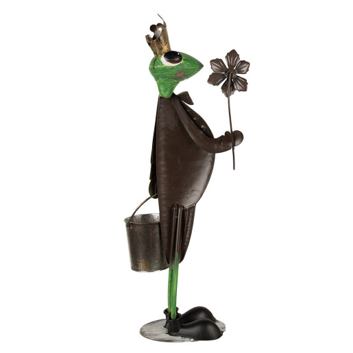 Figurina Broscuta metal 29x15x67 cm