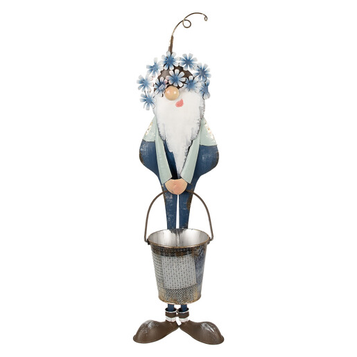 Figurina Gnom metal 19x18x67 cm