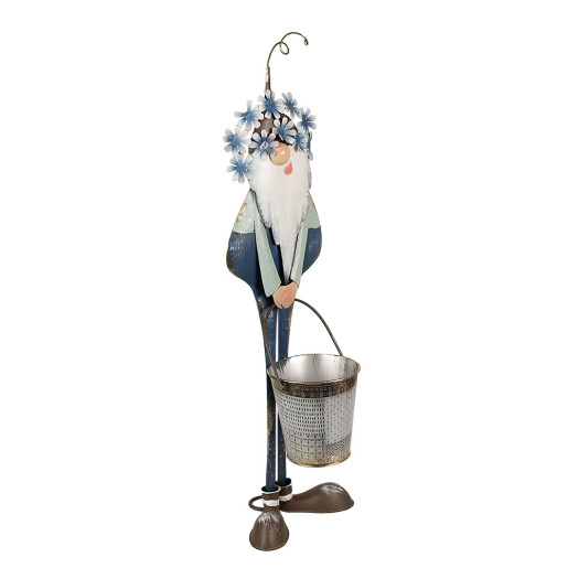 Figurina Gnom metal 19x18x67 cm