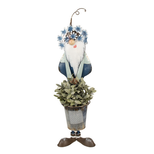 Figurina Gnom metal 19x18x67 cm