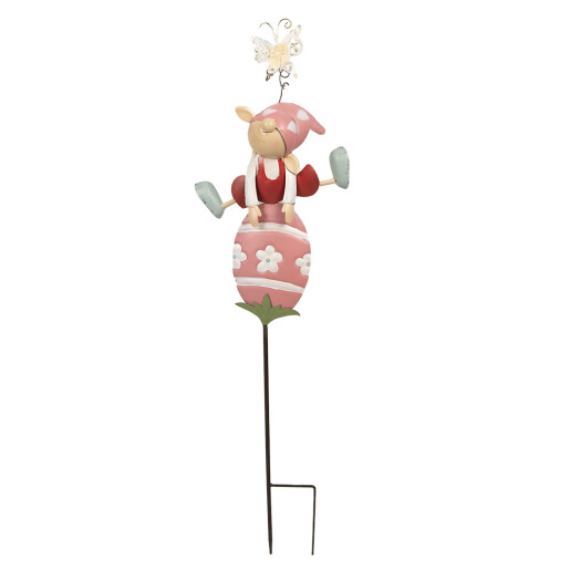 Decoratiune Gnom metal multicolor 24x7x84 cm