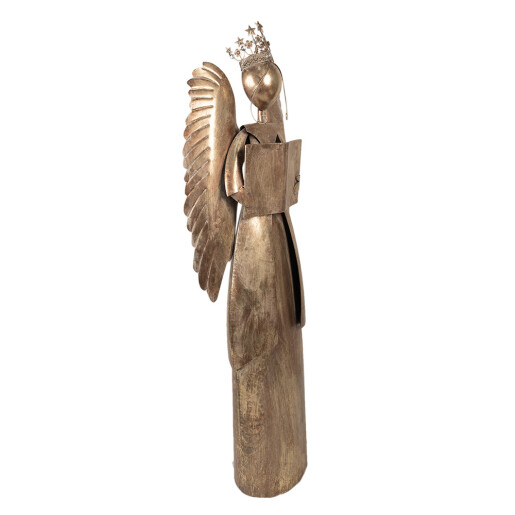 Figurina Inger metal auriu 62x25x169 cm