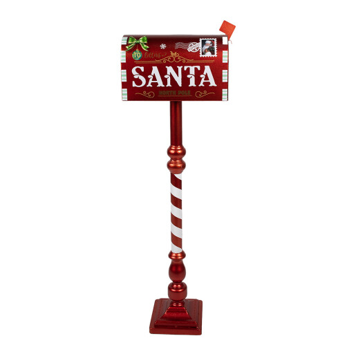 Cutie Postala Craciun metal 33x18x99 cm