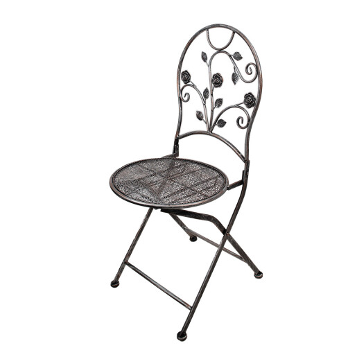 Set mobilier gradina fier maro 60x70 cm, 40x40x94 cm (2)