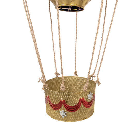 Decoratiune Craciun Balon Zburator metal multicolor Ø 97x160 cm