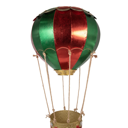 Decoratiune Craciun Balon Zburator metal multicolor Ø 97x160 cm