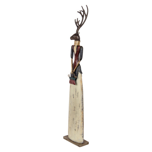 Figurina Ren metal multicolor 17x10x86 cm
