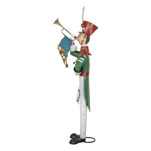 Figurina Craciun Soldat metal multicolor 65x71x218 cm