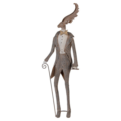 Figurina Ren metal multicolor 27x15x84 cm